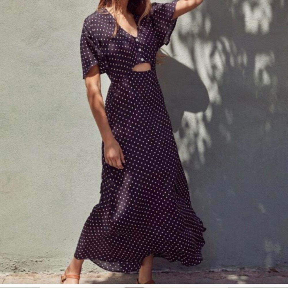 NWOT Christy Dawn Lucy Dress in Midnight Dot